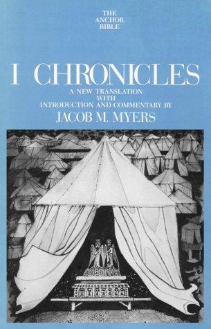 I Chronicles (The Anchor Bible, Vol. 12) (without dust jacket)
