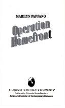 Operation Homefront (Silhouette Intimate Moments, No 424)