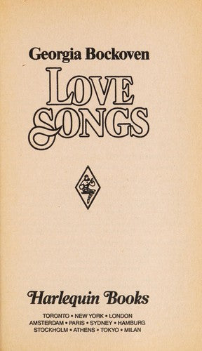 Love Songs (Harlequin Superromance No. 246)