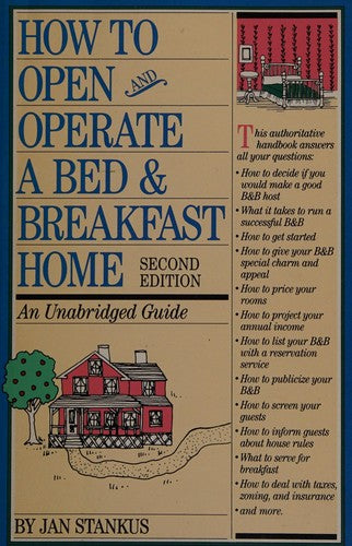 How To Open And Operate A Bed & Breakfast Home