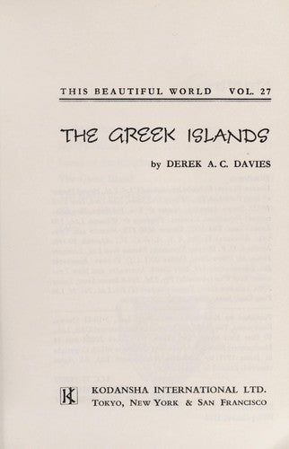 The Greek Islands (This Beautiful World)